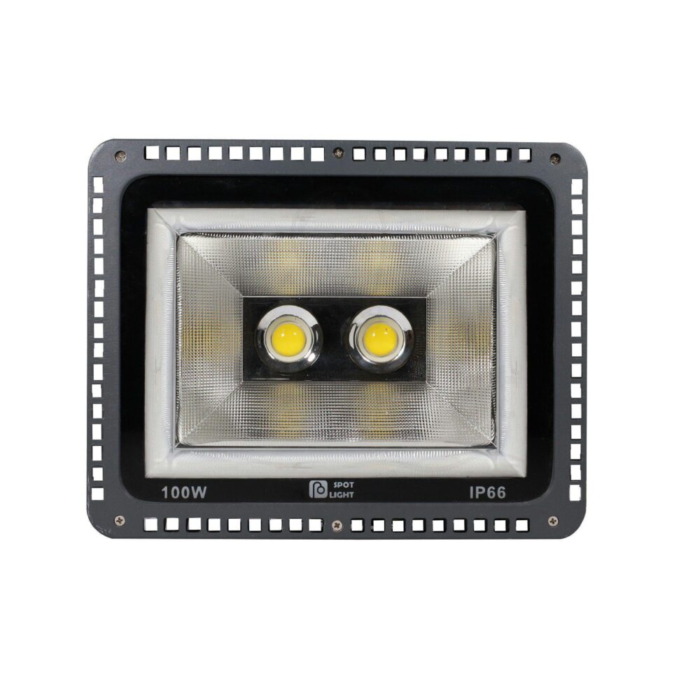 كشاف فلود لايت ليد خارج 100 وات COB وورم سبوت لايت Spotlight Outside Warm 100 Watt Flood light